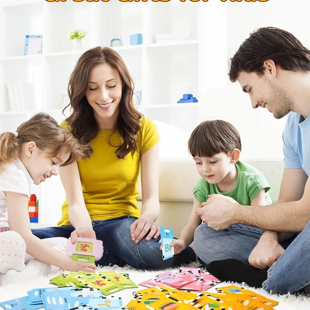 Spanish Talking Flash Cards for Toddlers 2 3 4 5 6 - Spanish Learning Toys